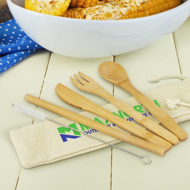 Picture of Bamboo Cutlery Set