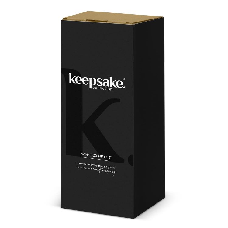 Picture of Keepsake Wine Box Gift Set