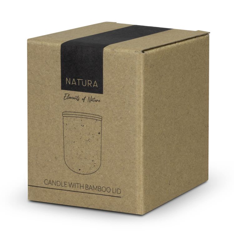 Picture of NATURA Candle with Bamboo Lid