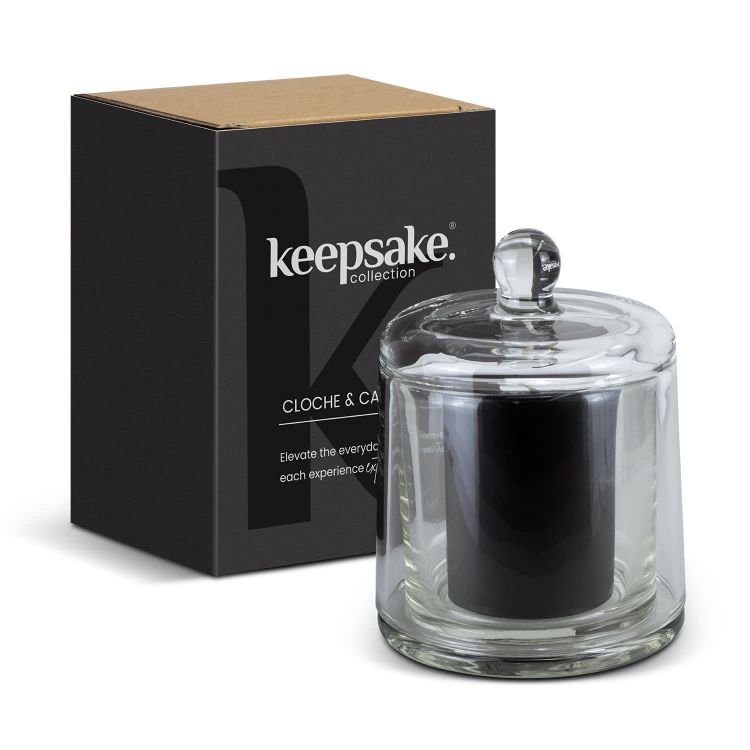 Picture of Keepsake Cloche and Candle Set