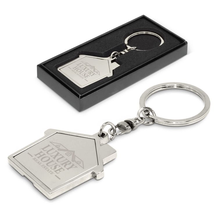 Picture of House Metal Key Ring