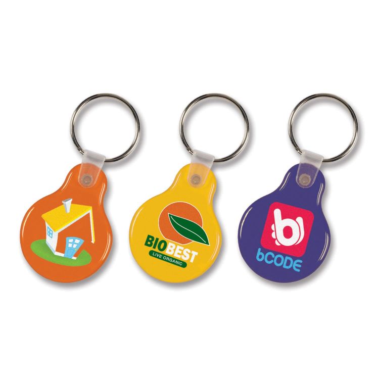 Picture of Flexi Resin Key Ring - Round