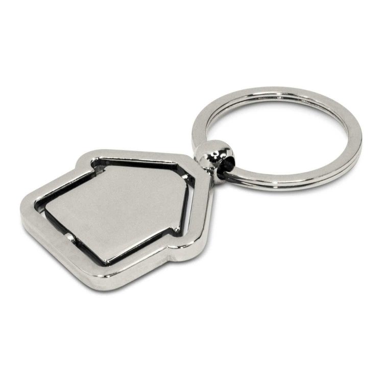 Picture of Spinning House Metal Key Ring