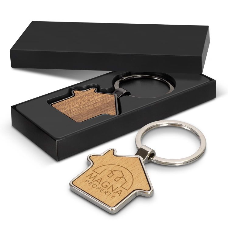 Picture of Santo House Shaped Key Ring