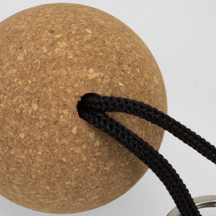 Picture of Cork Floating Key Ring - Round