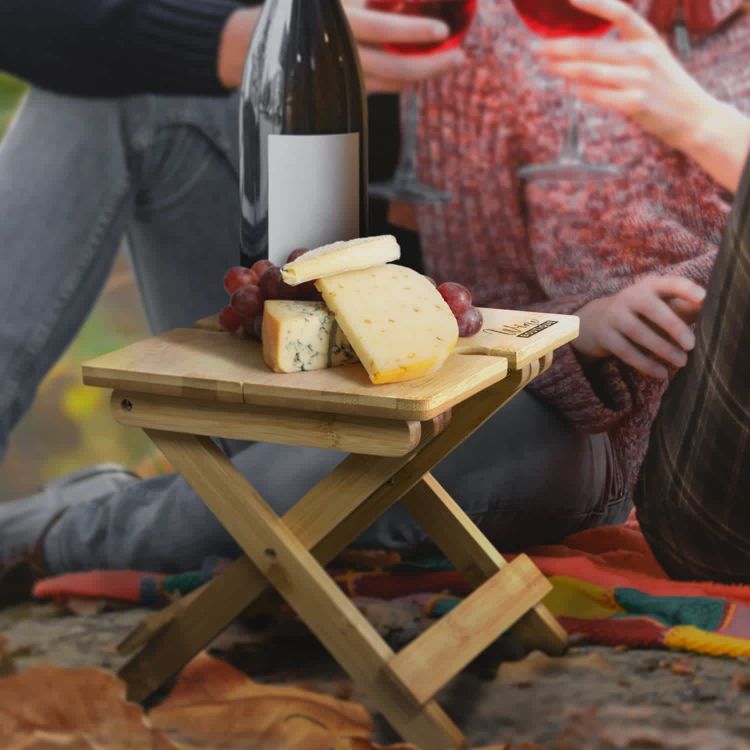 Picture of NATURA Bamboo Folding Wine Table