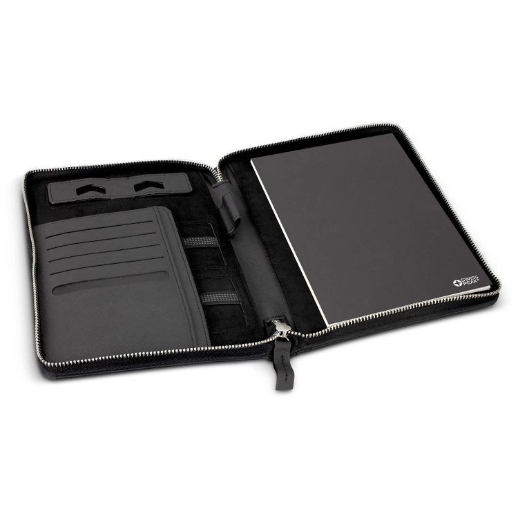 Picture of Swiss Peak Heritage A5 Portfolio with Zipper