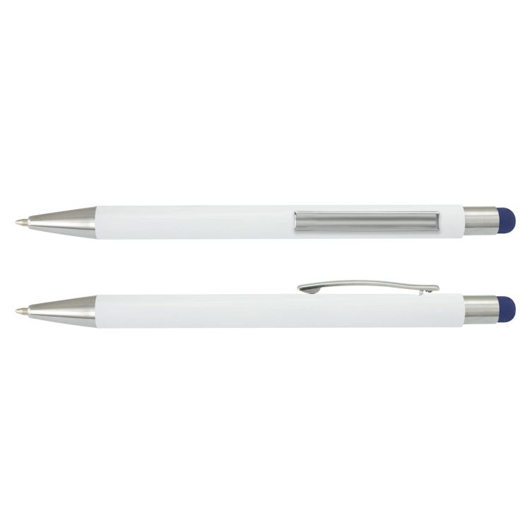 Picture of Lancer Stylus Pen - White Barrel