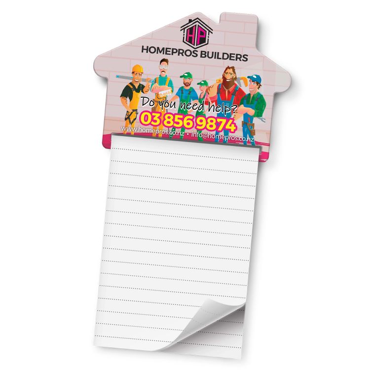 Picture of Magnetic House Memo Pad - A7