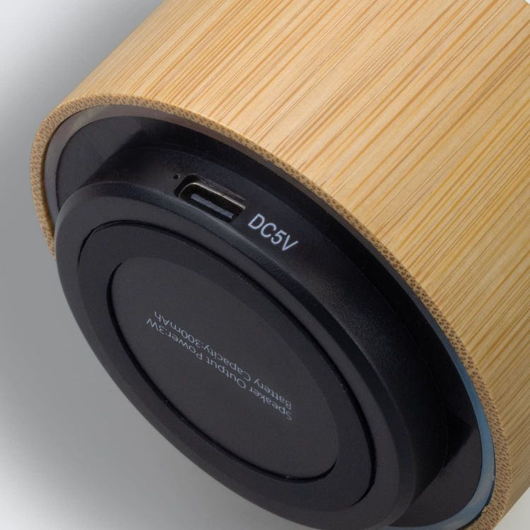 Picture of Bamboo Bluetooth Speaker - Black