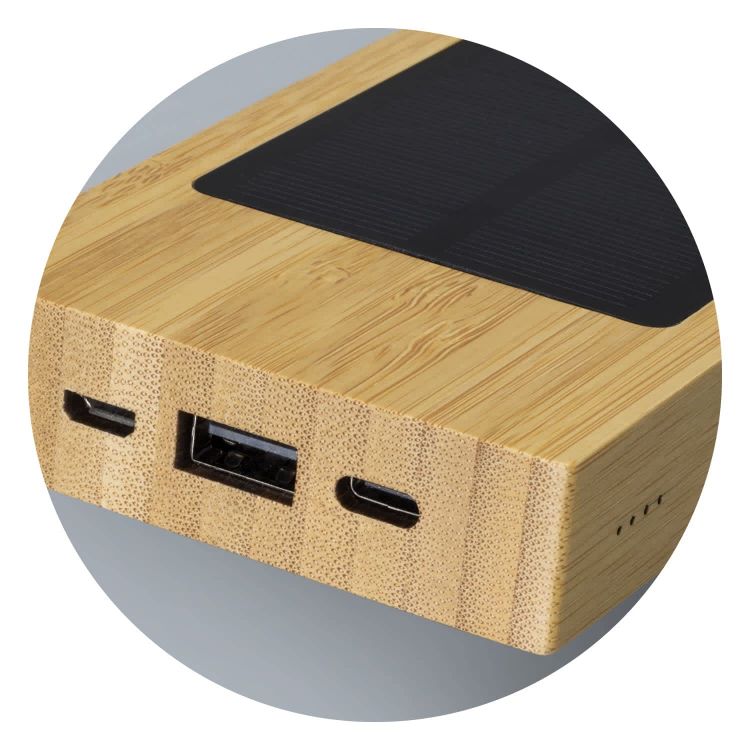 Picture of NATURA Bamboo Solar Power Bank