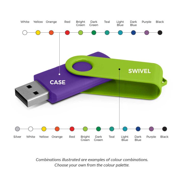 Picture of Helix 4GB Mix & Match Flash Drive