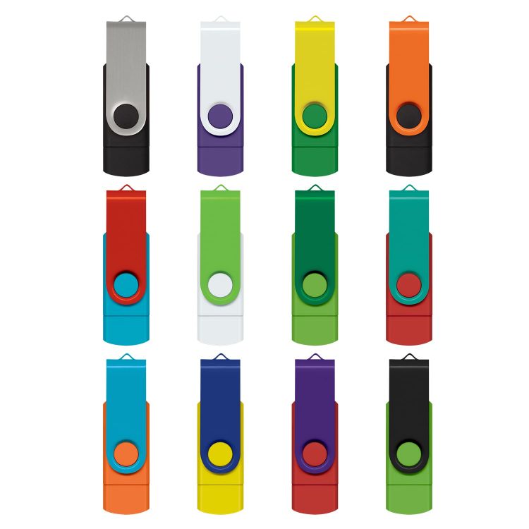 Picture of Helix 8GB Dual Flash Drive