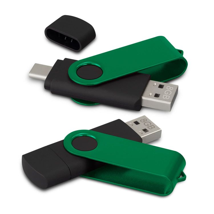 Picture of Helix 8GB Dual Flash Drive