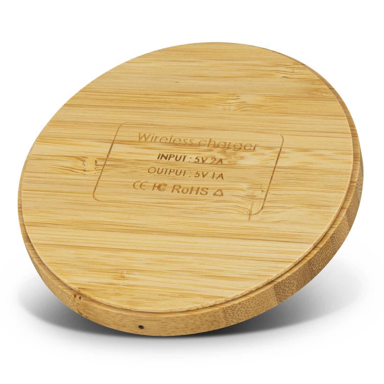 Picture of Vita Bamboo Wireless Charger - Round