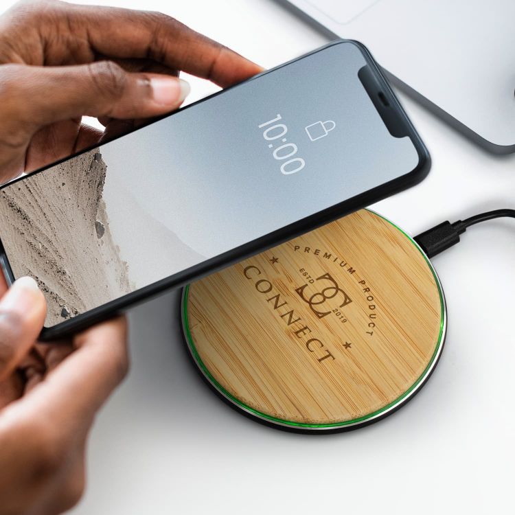 Picture of Bamboo 15W Wireless Fast Charger